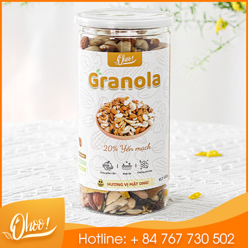 Honey granola with 20% oat (500g)